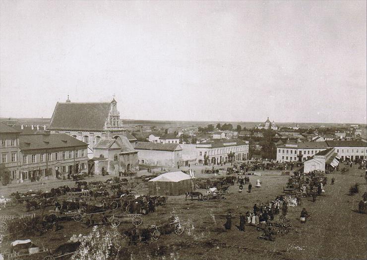 archiwa fotografia miasta polskie Lublin - plac targowy przy świętodyskiej2.JPG