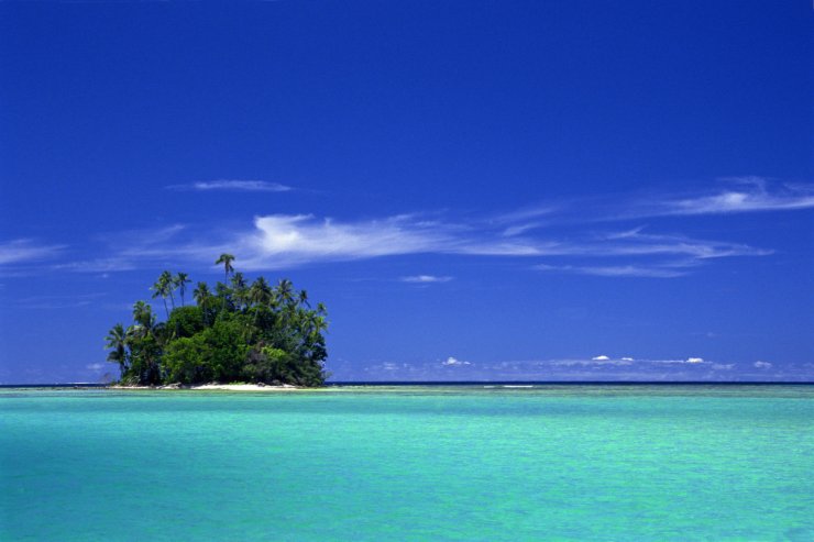 Krajobrazy - Uninhabited Coral Island, Solomon Islands.jpg