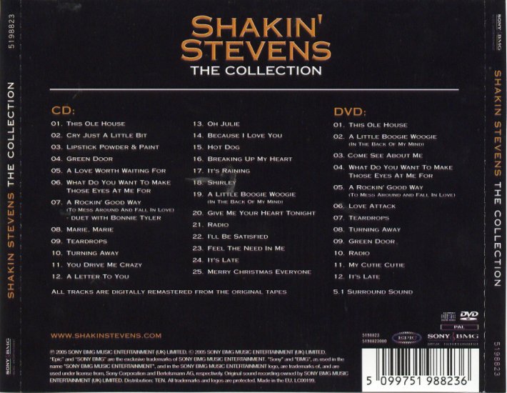 Shakin Stevens-The CollectionOK - Shakin Stevens-The Collectionback.jpg